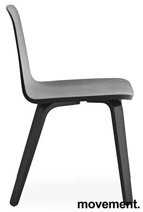 Solgt!Konferansestol i Oak Black / Black - 3 / 4