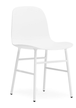 Konferansestol i hvitt fra Normann