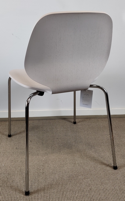 Konferansestol i Oyster / Chrome