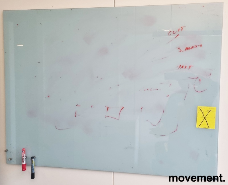 Whiteboard i glass fra Chatboard, - 1 / 2