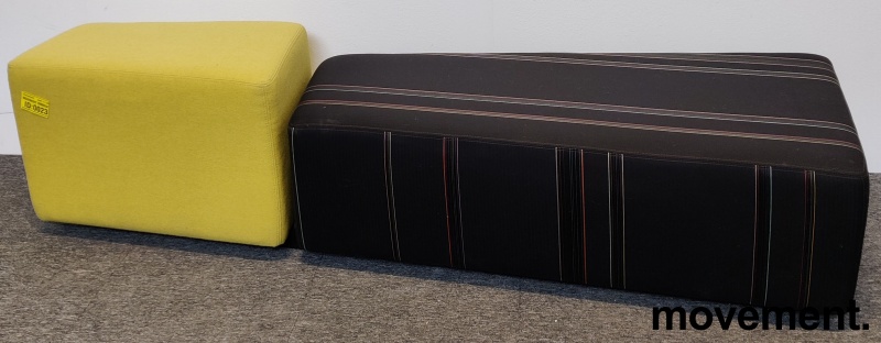 Loungemøbel / sittepuff i sort / - 1 / 7