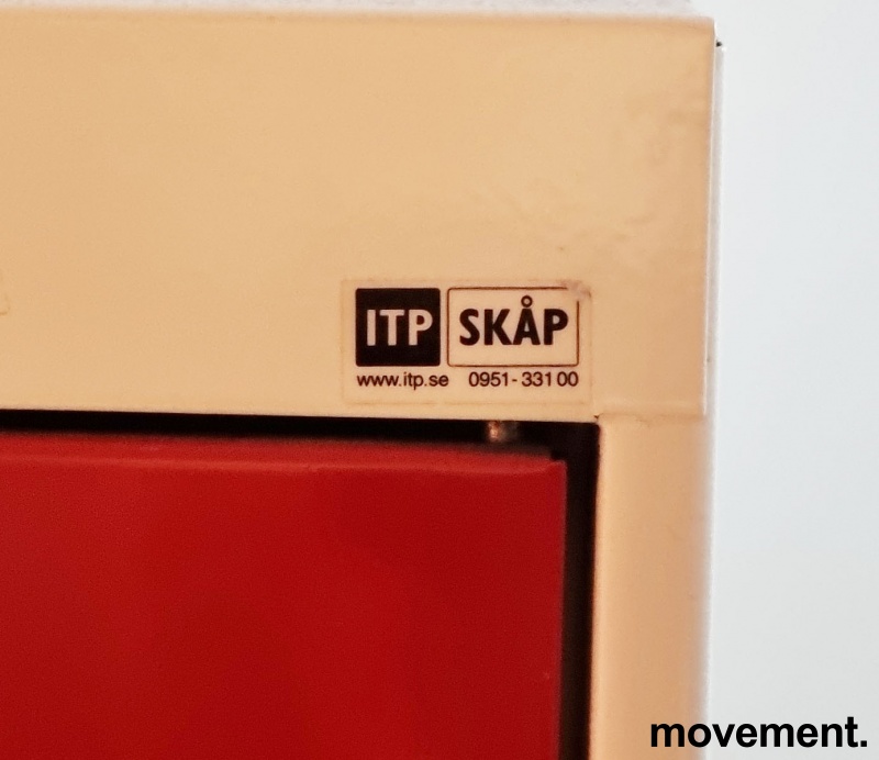 Solgt!Garderobeskap i stål fra ITP Skåp, - 3 / 3