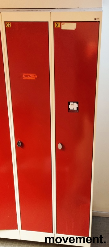 Solgt!Garderobeskap i stål fra ITP Skåp, - 1 / 3