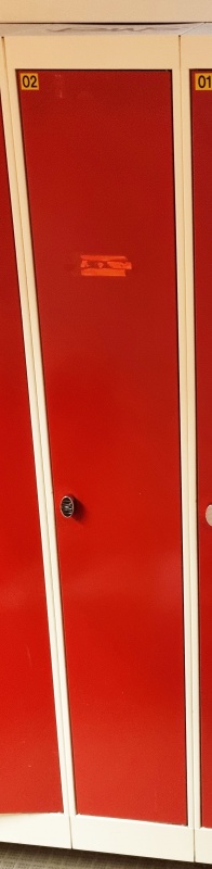 Solgt!Garderobeskap i stål fra ITP Skåp, - 1 / 3