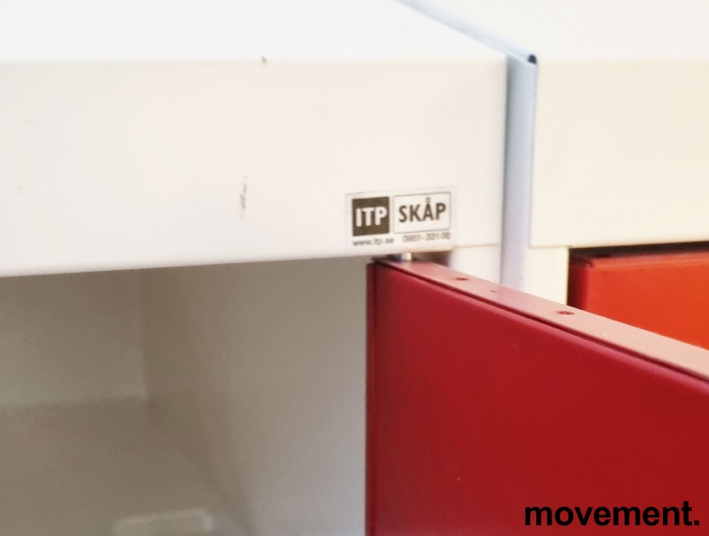 Solgt!Garderobeskap i stål fra ITP Skåp, - 3 / 3