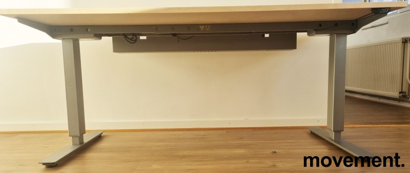 Solgt!EFG rektangulært skrivebord med - 3 / 4