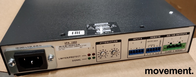 Solgt!Extron XTRA Series XPA 1002 - - 3 / 5