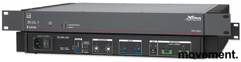Solgt!Extron XPA 2002-100V - 2 x 200 - 1 / 5