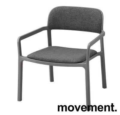 Solgt!Loungestol i grått fra IKEA + HAY, - 1 / 3