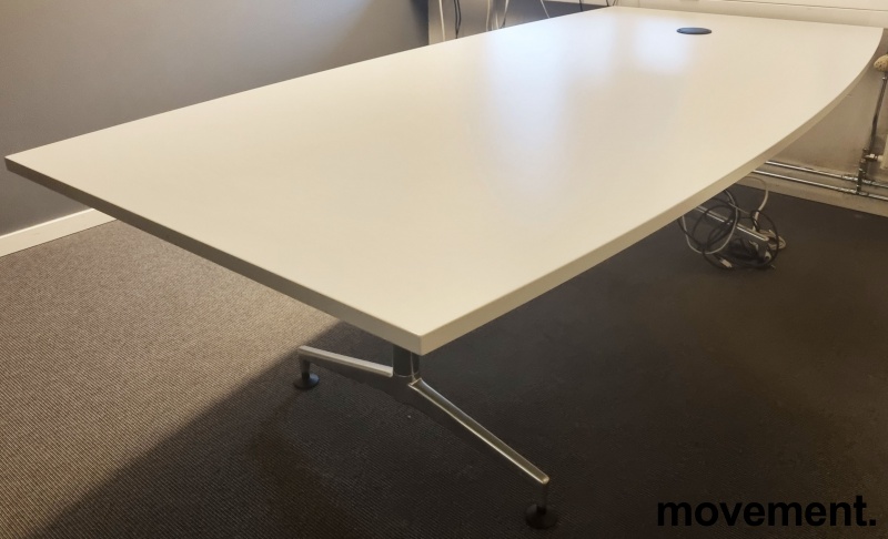 Solgt!Møtebord i lysegrått / krom fra - 1 / 6