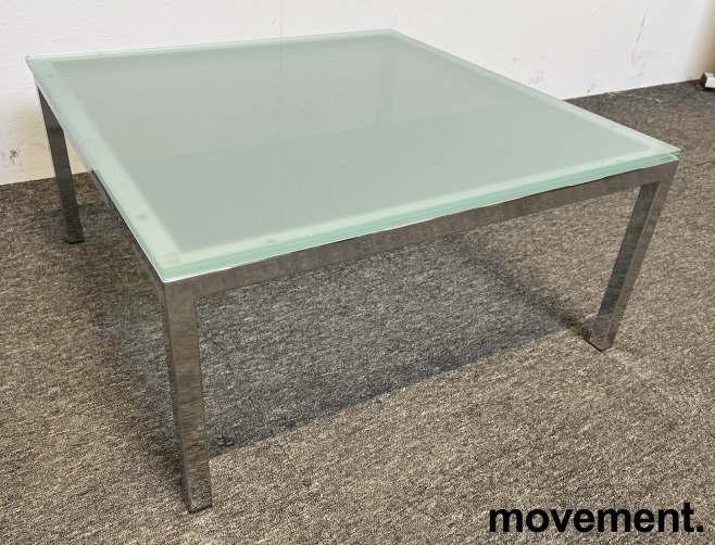 Solgt!Loungebord / sofabord i frostet - 2 / 2