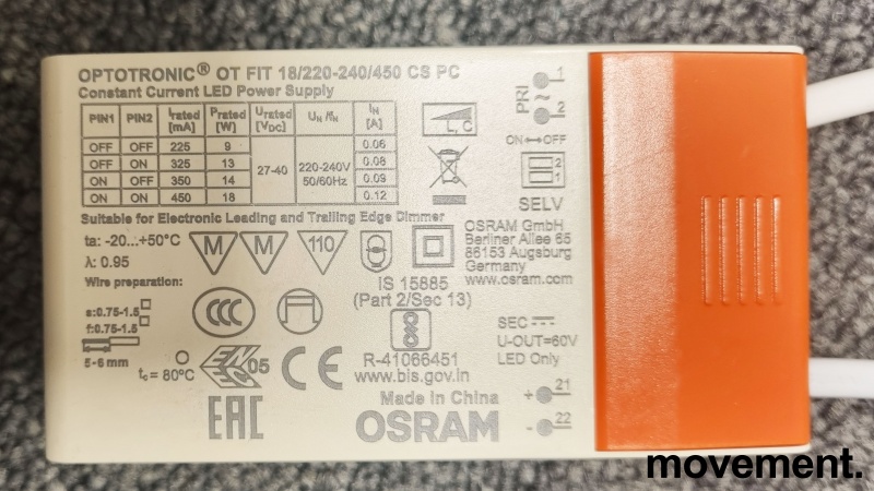 Osram LED-driver til belysning, - 2 / 3