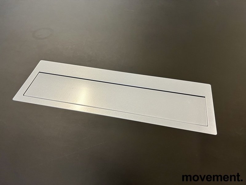Solgt!Lekkert møtebord i sort linoleum - 4 / 4