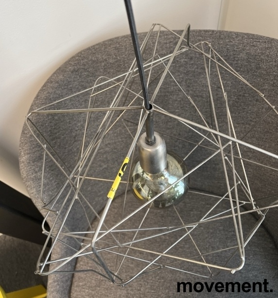 Solgt!Taklampe / pendellampe i metal, - 2 / 2