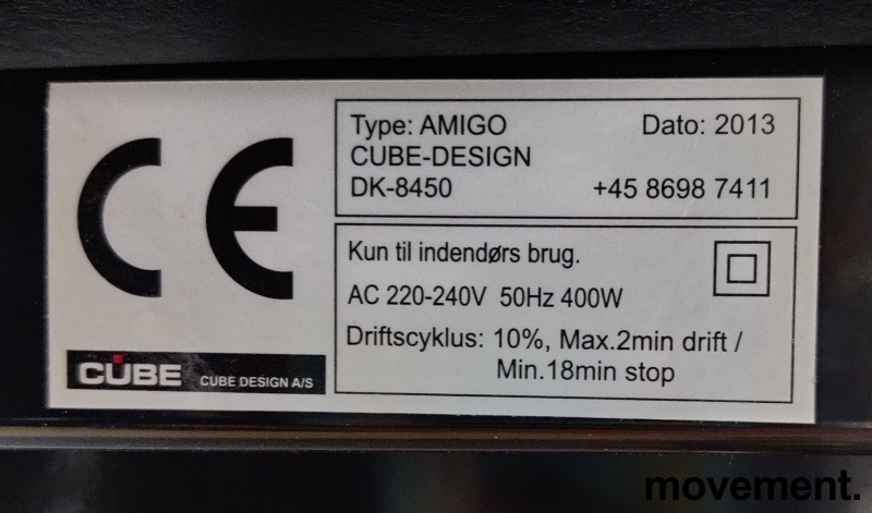 Solgt!Understell for skrivebord med - 3 / 4