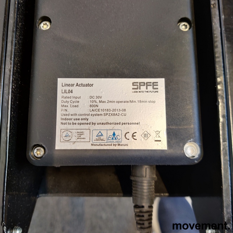 Solgt!Understell for skrivebord med - 4 / 4