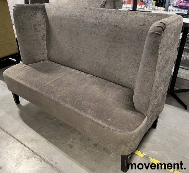 Solgt!Høy loungesofa / alcovesofa i brunt - 2 / 3