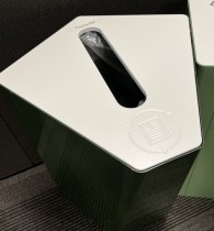 Søppelbøtte / papirkurv / kildesortering i mørk grønn fra Trece, modell Kite, pent brukt