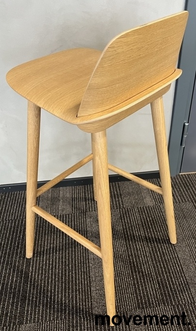 Solgt!Muuto Nerd Counter barstol i eik, - 2 / 2