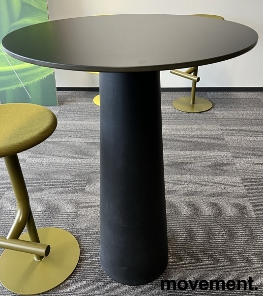 Solgt!Høyt, rundt bord i sort fra Moooi - 1 / 2