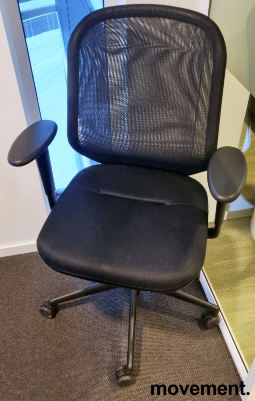 Solgt!Kontorstol fra Vitra i sort, - 1 / 2