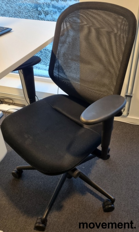 Solgt!Kontorstol fra Vitra i sort, - 2 / 2