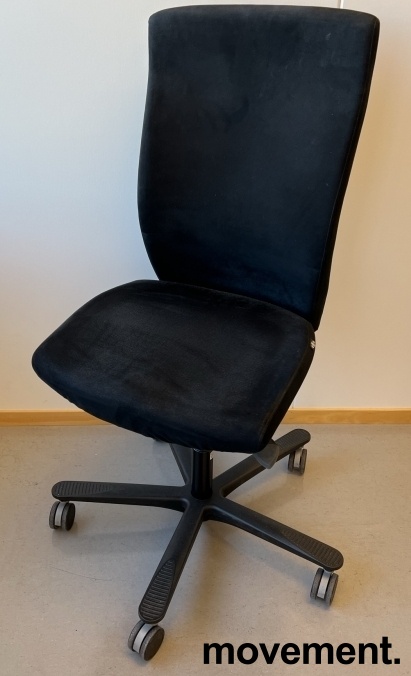 Solgt!Kontorstol fra EFG, Splice, sort - 1 / 2