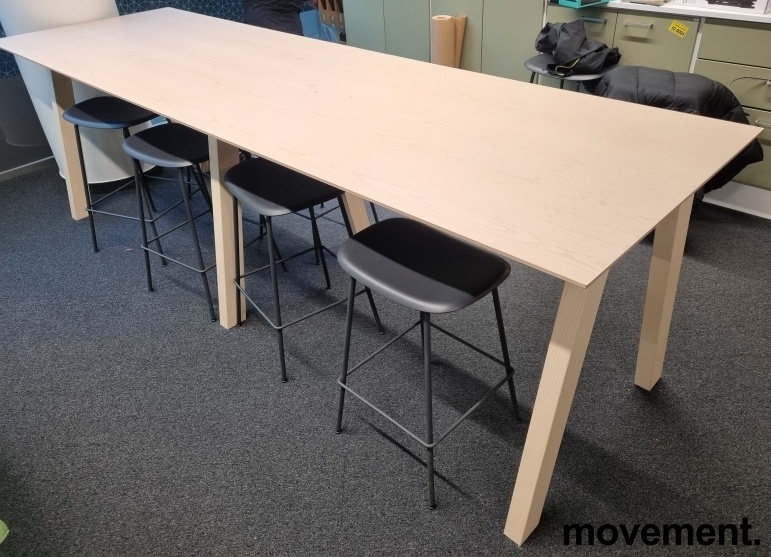 Solgt!Høyt (90cm) møtebord fra EFG i ask, - 4 / 8