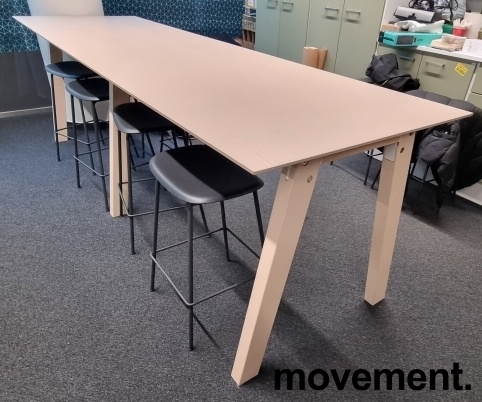 Solgt!Høyt (90cm) møtebord fra EFG i ask, - 2 / 8