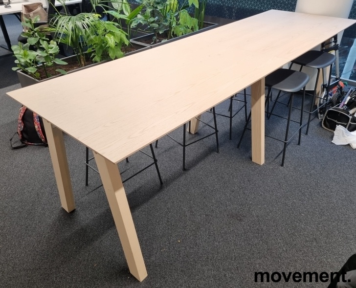 Solgt!Høyt (90cm) møtebord fra EFG i ask, - 6 / 8