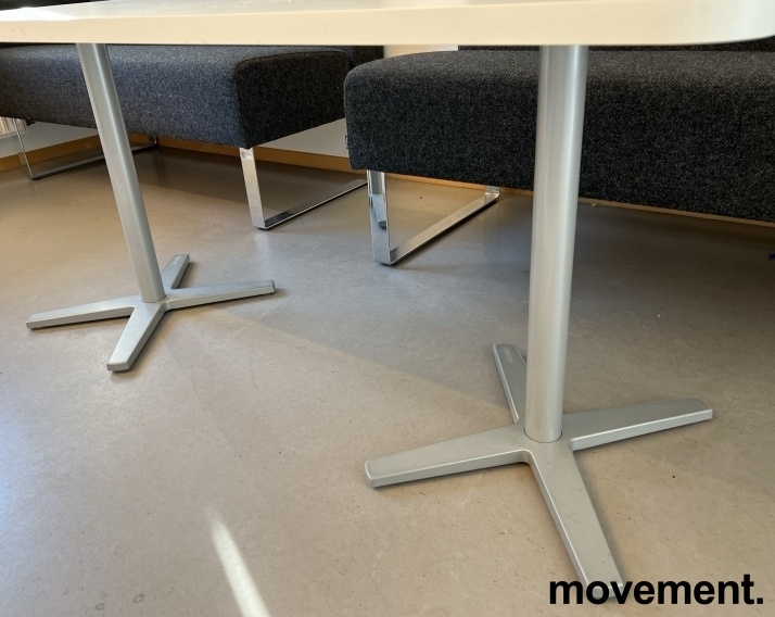 Solgt!Rektangulært loungebord i hvitt / - 2 / 2