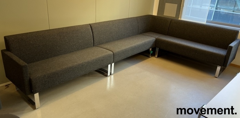 Solgt!Hjørnesofa / sittebenk for kantine - 2 / 2