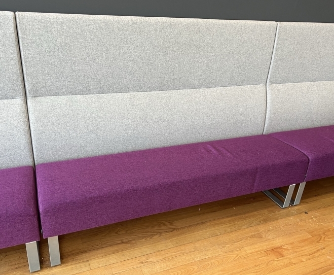 Sittebenk / sofa for kantine e.l i