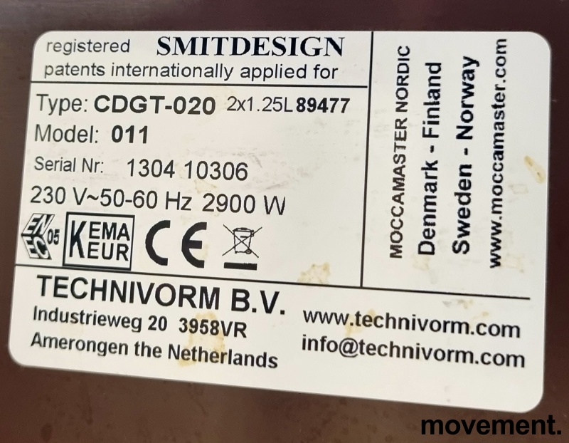 Solgt!Moccamaster Dobbel Termos - 3 / 3