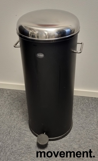 Solgt!Vipp pedalbøtte i sort, modell - 2 / 5