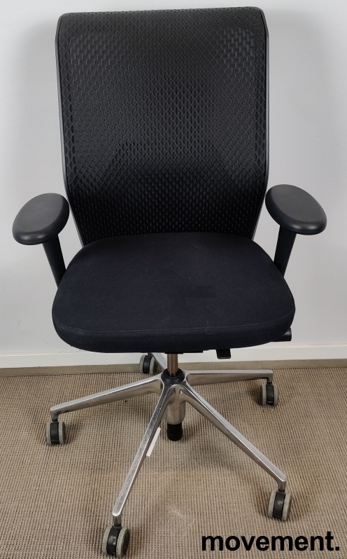 Solgt!Vitra ID Mesh kontorstol i sort - 4 / 5