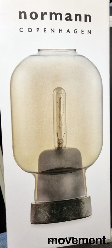 Solgt!Bordlampe i grønn stein / gult - 2 / 4