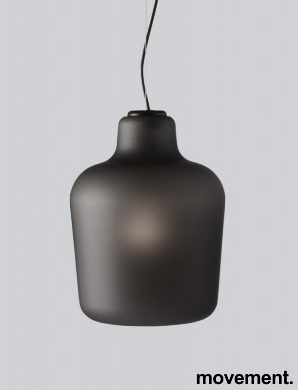 Solgt!Stor pendellampe Ø=32cm, matt grått - 1 / 2