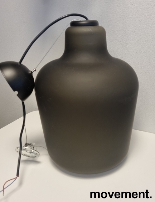 Solgt!Stor pendellampe Ø=32cm, matt grått - 2 / 2