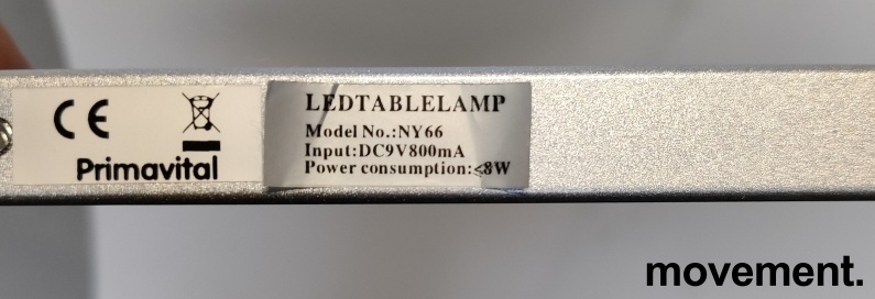 Solgt!Bordlampe fra Primavital, modell - 7 / 7