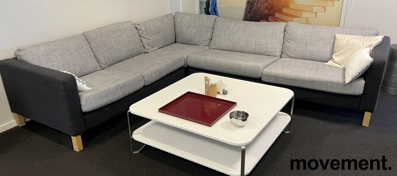 Solgt!Hjørnesofa, IKEA Karlstad 2+3seter, - 1 / 2