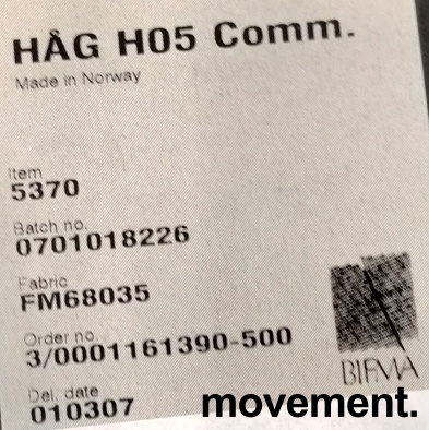 Solgt!Håg H05 Visit besøksstol / - 3 / 3