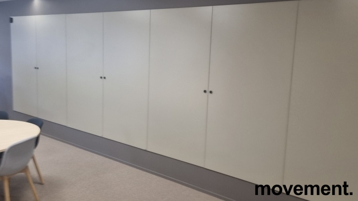 Solgt!Whiteboard i matt, beige glass fra - 2 / 2