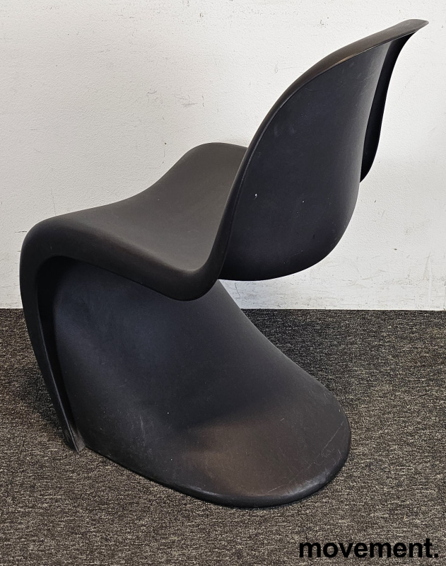 Solgt!Panton Chair i sort fra Vitra, - 3 / 4