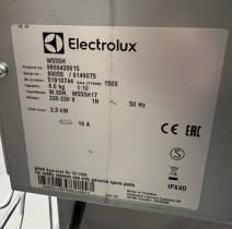 Electrolux W555H proff vaskemaskin / moppevasker, 400V 3fas, 6kg, pent brukt 2015-modell