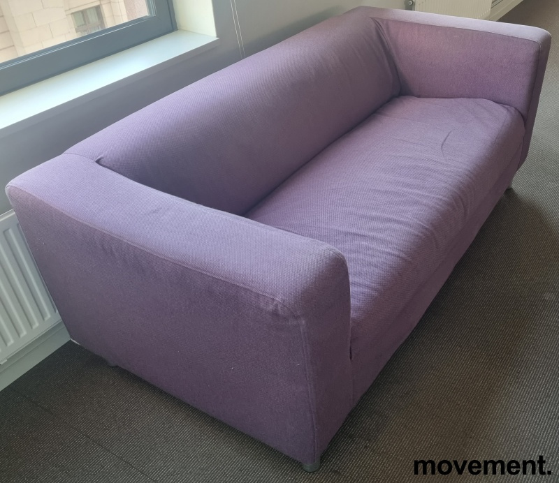 Solgt!IKEA Klippan 2-seter sofa med lilla - 2 / 2