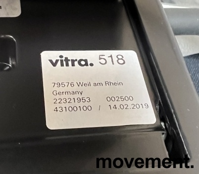 Solgt!Vitra ID Mesh kontorstol i sort - 3 / 3