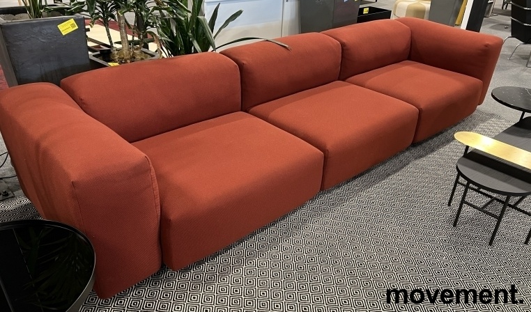 Solgt!Lekker 3-seter modulsofa i dyp - 1 / 3