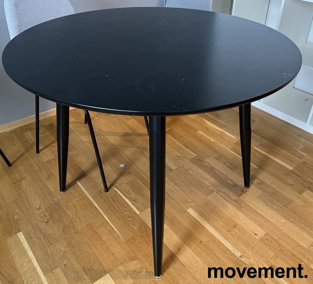 Solgt!Enkelt, rundt møtebord / spisebord - 1 / 2