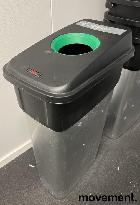 Solgt!Søppelbøtte / kildesortering for
